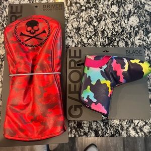 Package Deal!  G Fore driver and putter cover!